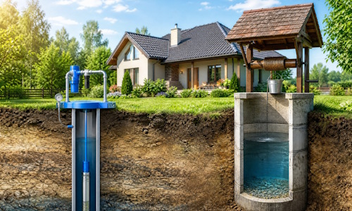 Автономное водоснабжение загородного дома Пушкино: скважина или колодец